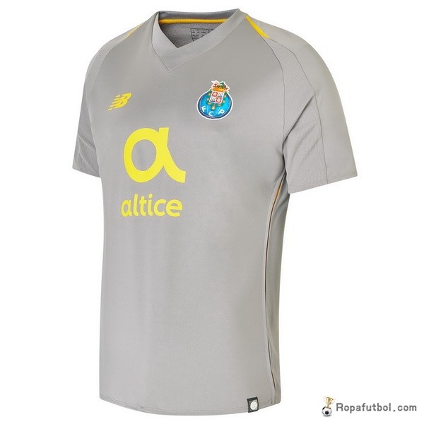 Camiseta FC Oporto Replica Segunda Ropa 2018/19 Gris